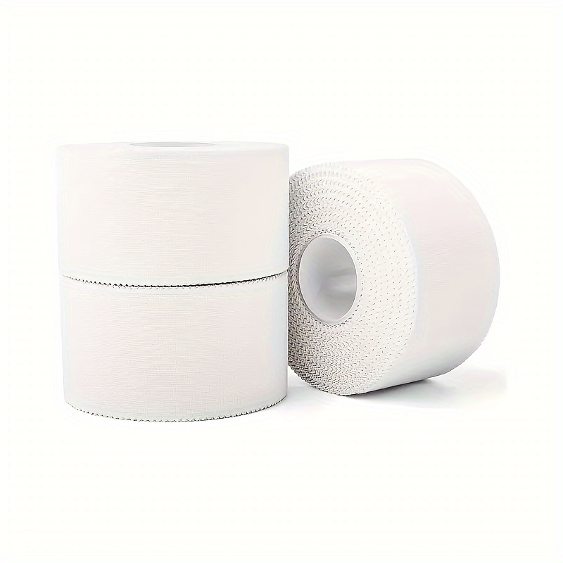 

1pc White Athletic Tape - Strong Adhesive Sports Tape No Sticky Residue Easy Tear Athletic Tapes & Wraps, Gymnastics Tape For Athletes