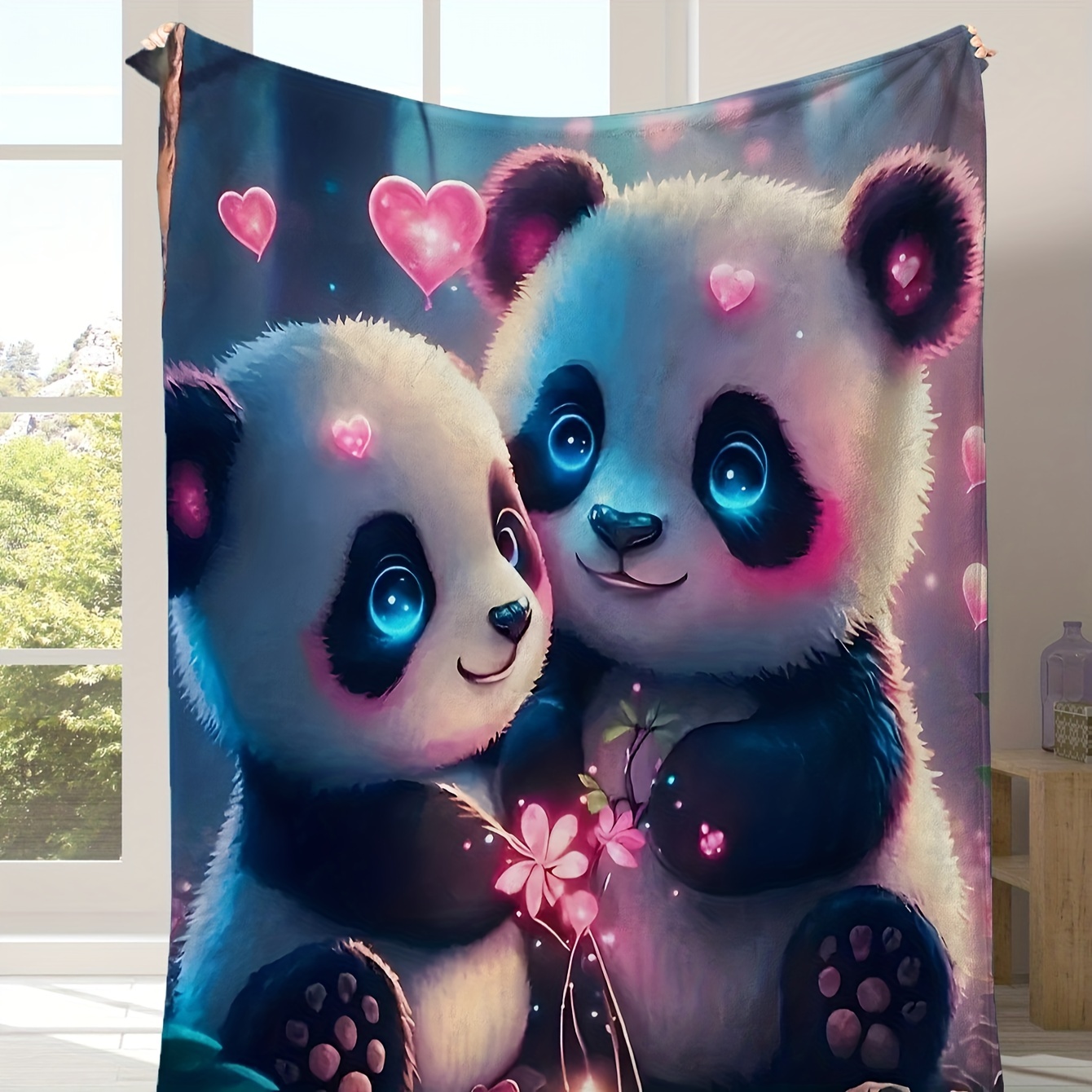 Panda de desenho animado sem costura adequado para impressão de