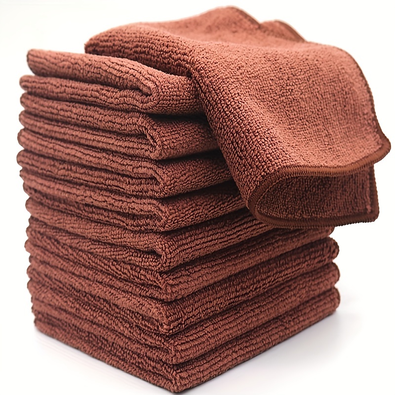 3pcs Lint-Free Barista Towel for Coffee Machines and Tea Shops - Absorbent  and Durable Cleaning Cloth for Milk and Spills - Small Square White Towel