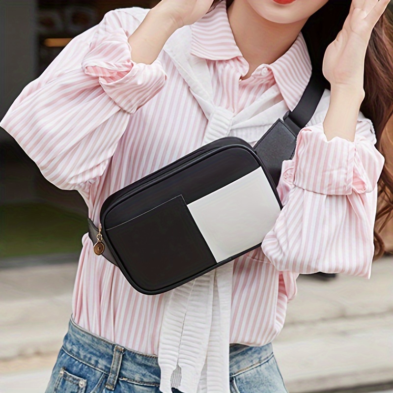 Ladies Sports Chest Bag, Mobile Phone Waist Bag, Portable Outdoor Messenger  Bag - Temu