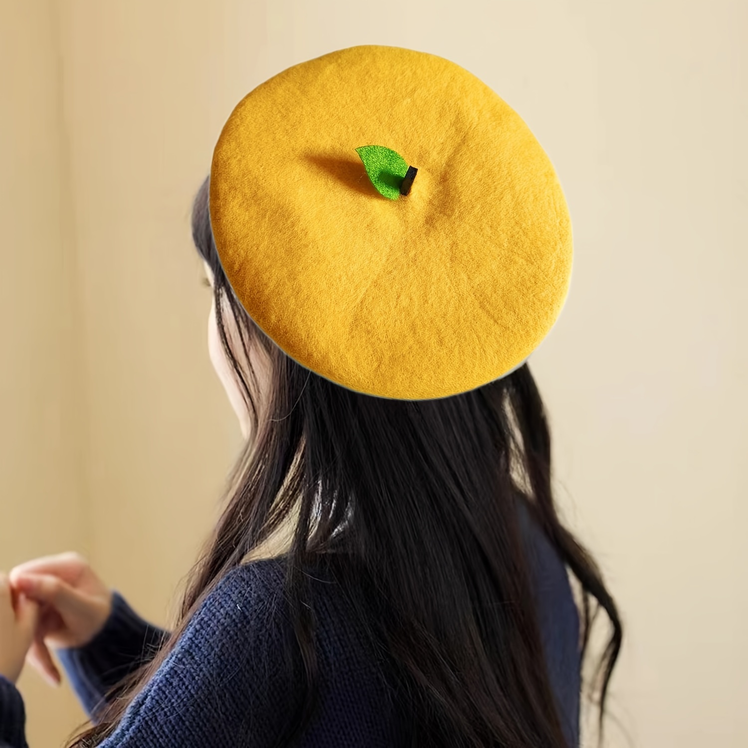 fruit candy color beret elegant lightweight beret cap cute painter hats for women