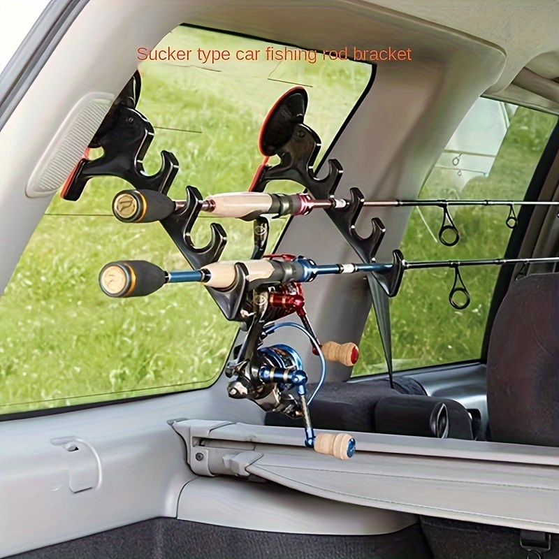 Car Mounted Storage Rack Fishing Rod Gear Holder Vehicle Fishing Rod Rack  Holder Strap Storage Car