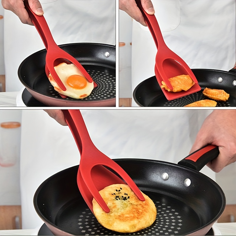 Pan Flipper Spatula, 2 In 1 Multipurpose Kitchen Tool For Pancake