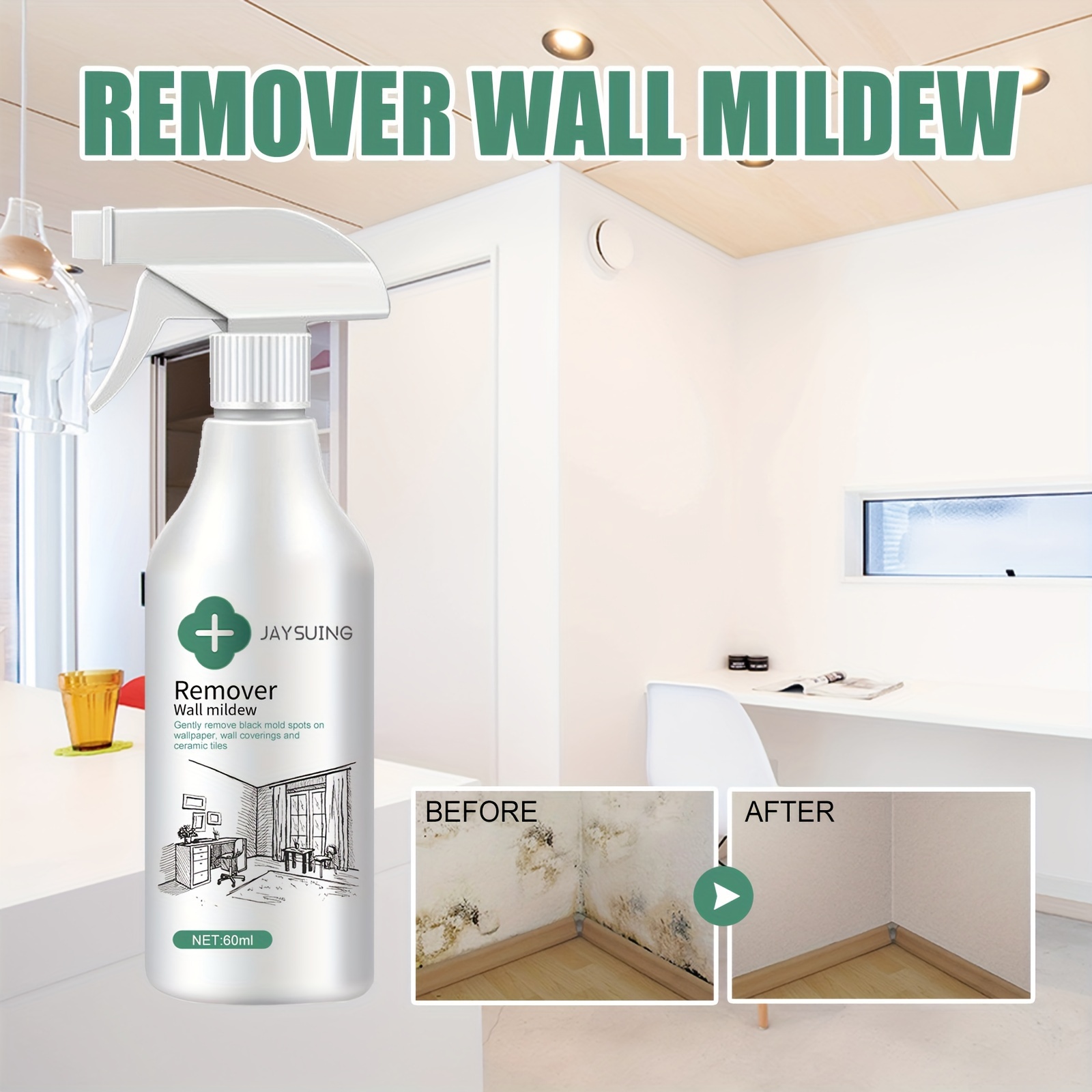 Multi purpose Mildew Cleaner Spray Furniture Tile Floor Wall - Temu