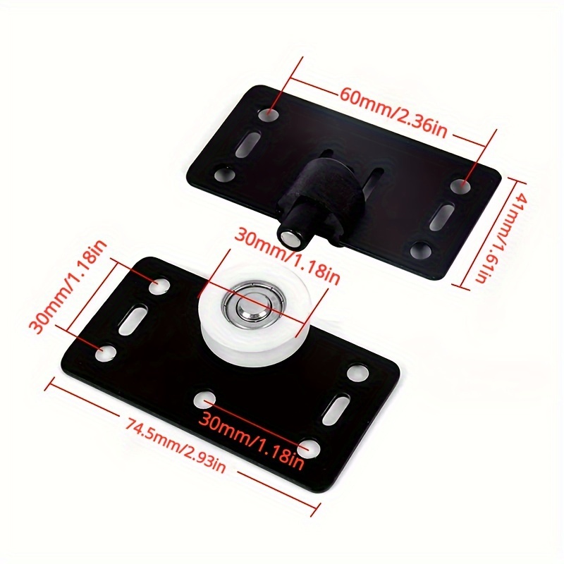 Image of Upgrade Your Wardrobe With This Set Of Stainless Steel Sliding Door Wheels!
