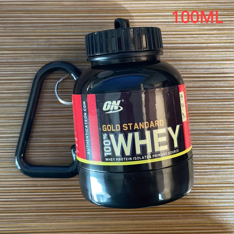 Protein Powder Medicine Bottle Mini Portable Cup Keychain - Temu