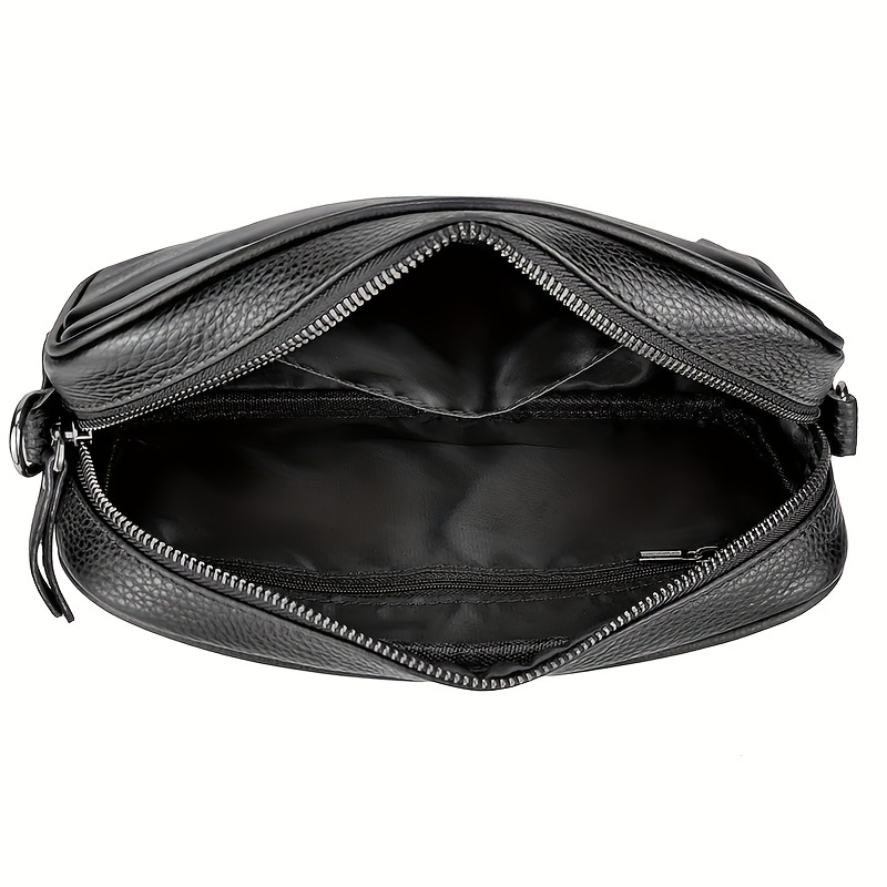 Bandolera Negra Inside Bolsos Hombre Bolso Bandolera De Cuero