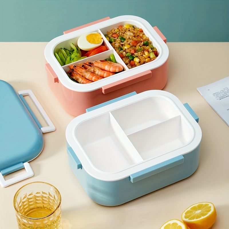 Bento Box Lunch Box, Large Food Container With Cutlery Insulation