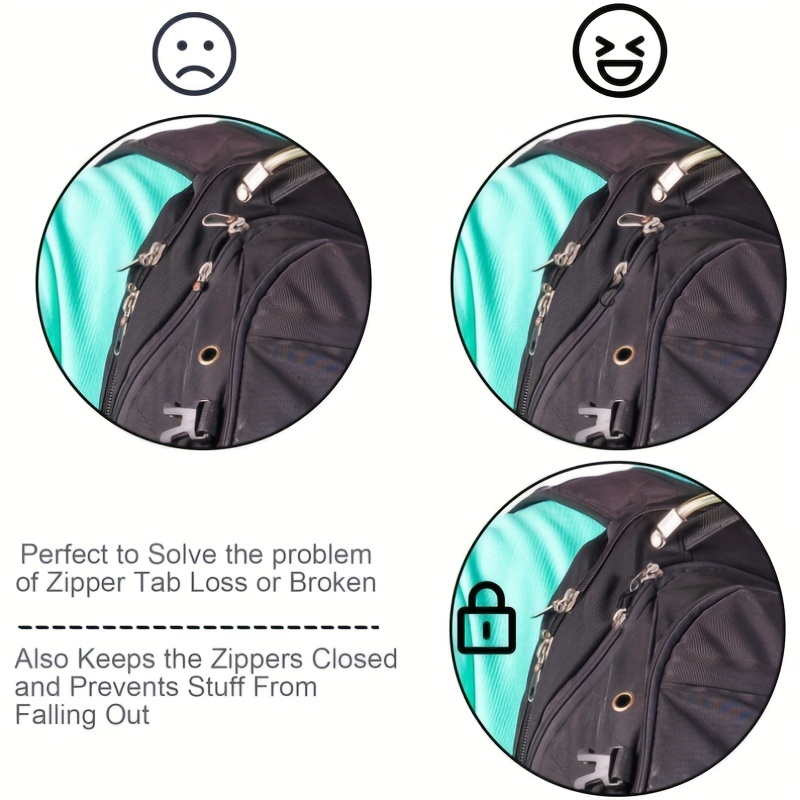 Zipper Clip Anti theft Backpack Zipper Lock Clip Keep Zipper - Temu