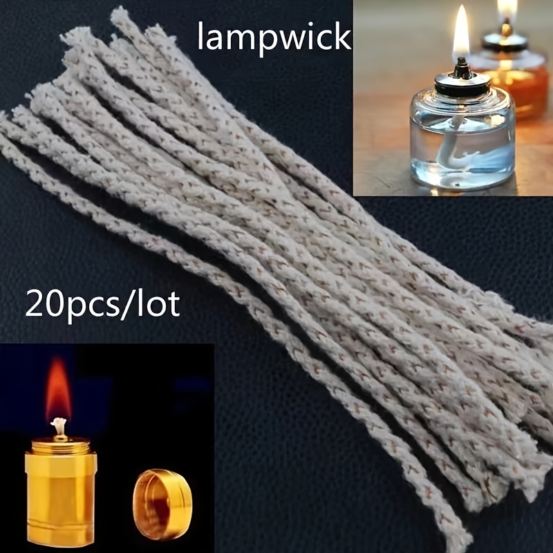 1m Kerosene Lamp Wick Braided Cotton Wick Flat Cotton Oil Lamp Wick For Oil  Lamp-size: 1.5cm