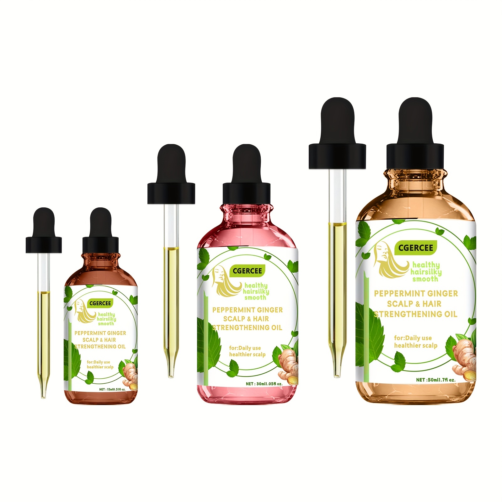 Ginger Mint Hair Care Essential Scalp Massage Care