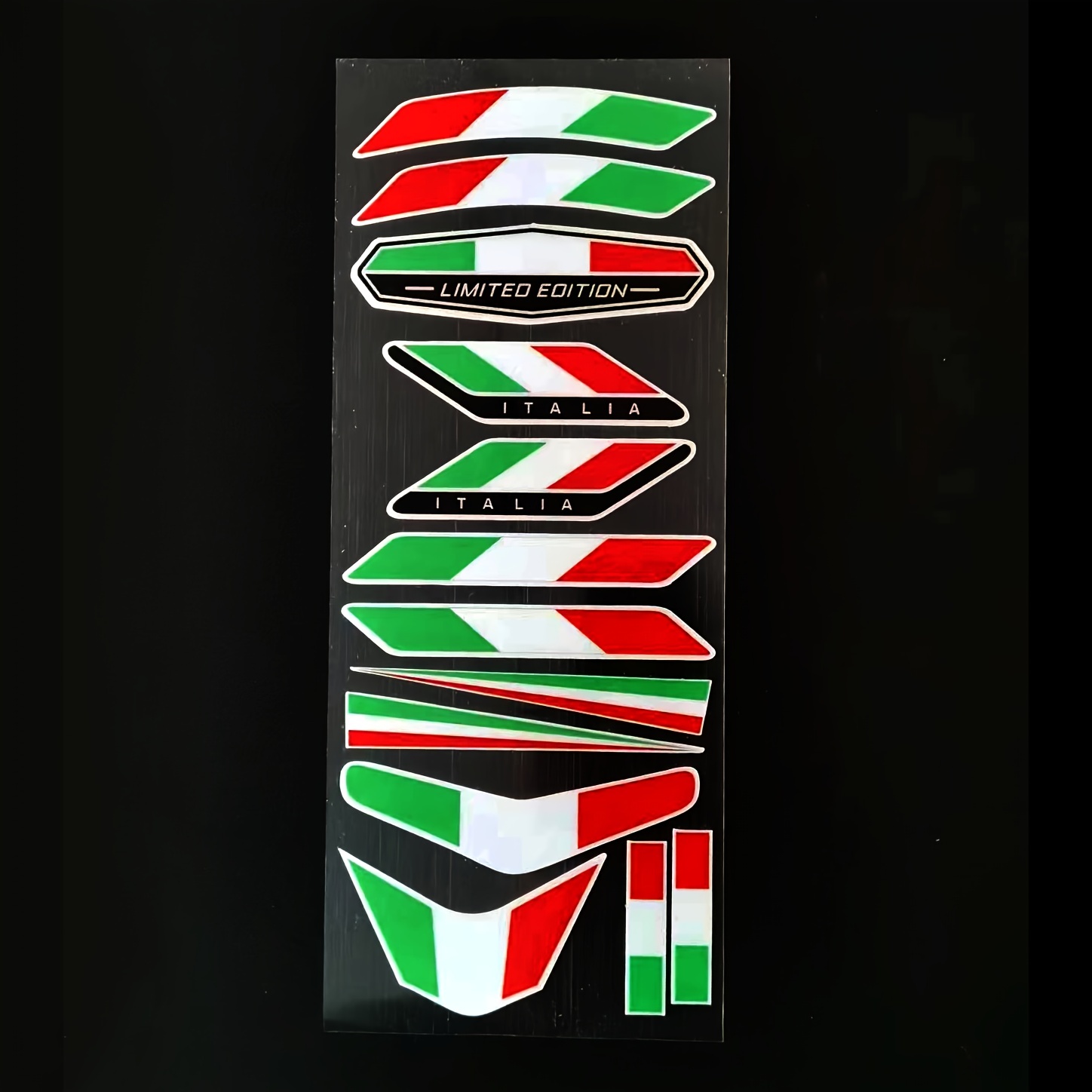 Drapeau Italie italien 30 x 45 cm avec pince voiture - Décoration