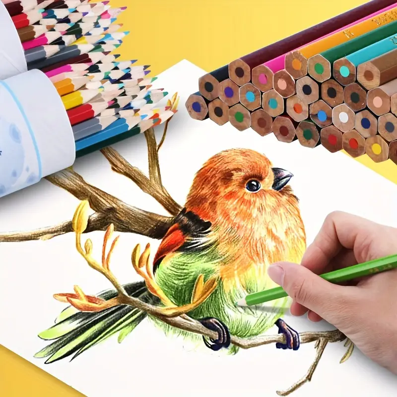 Marie's Colored Pencils Set Artist Painting Sketching Wood - Temu