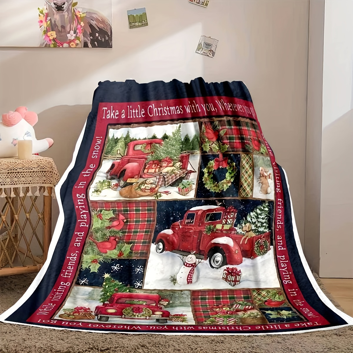 Little red truck discount blanket