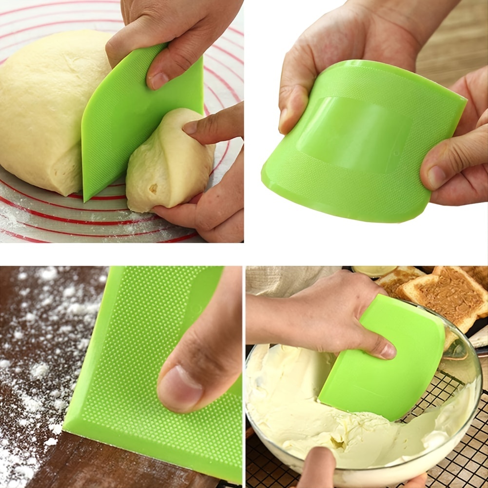 Dough Scraper Bowl Scraper Food-safe Plastic Dough Cutter