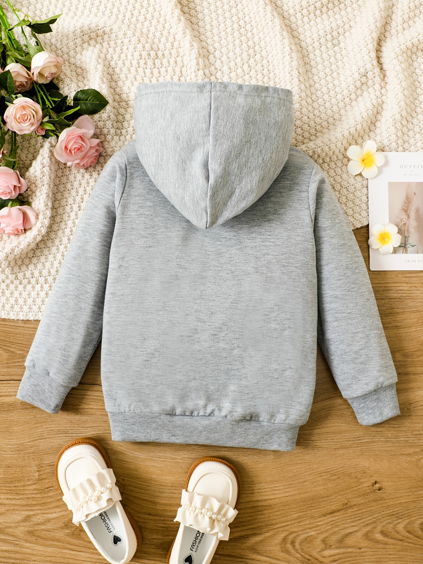 Girls discount pullover sweatshirt