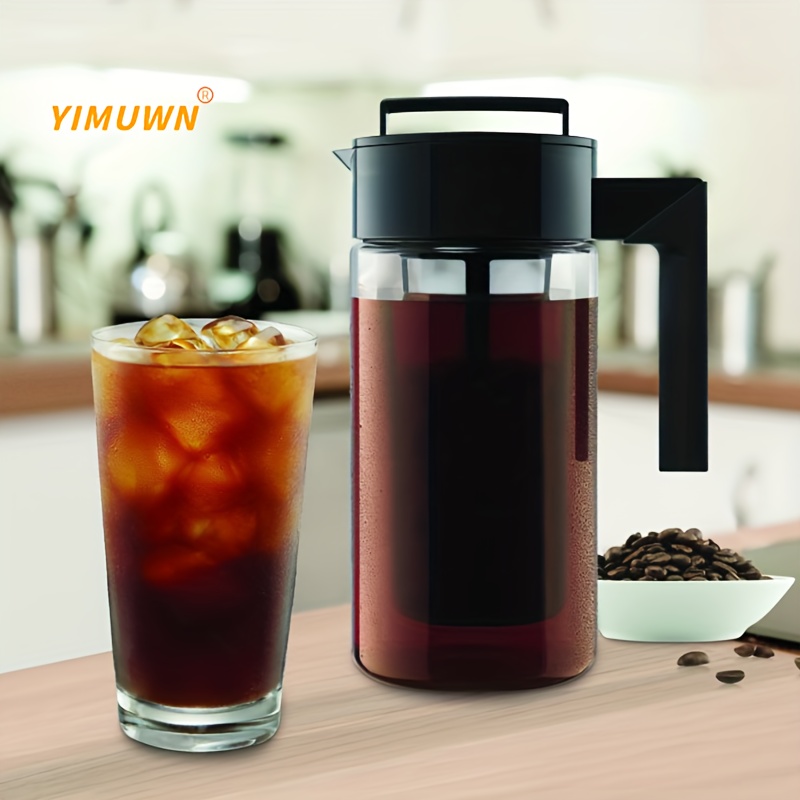 Airtight Cold Brew Iced Coffee Maker and Tea Infuser Reusable