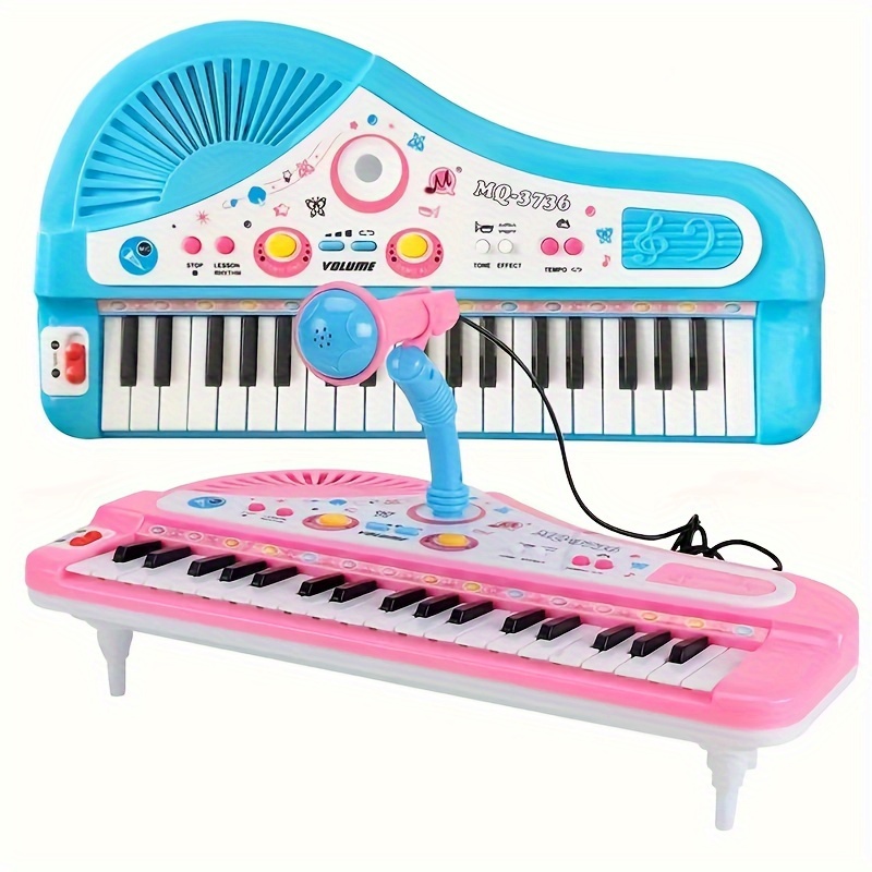 Juguetes para bebés de 6 a 12 meses, piano interactivo para bebés con  música, jugar para aprender, teclados educativos de aprendizaje temprano  para