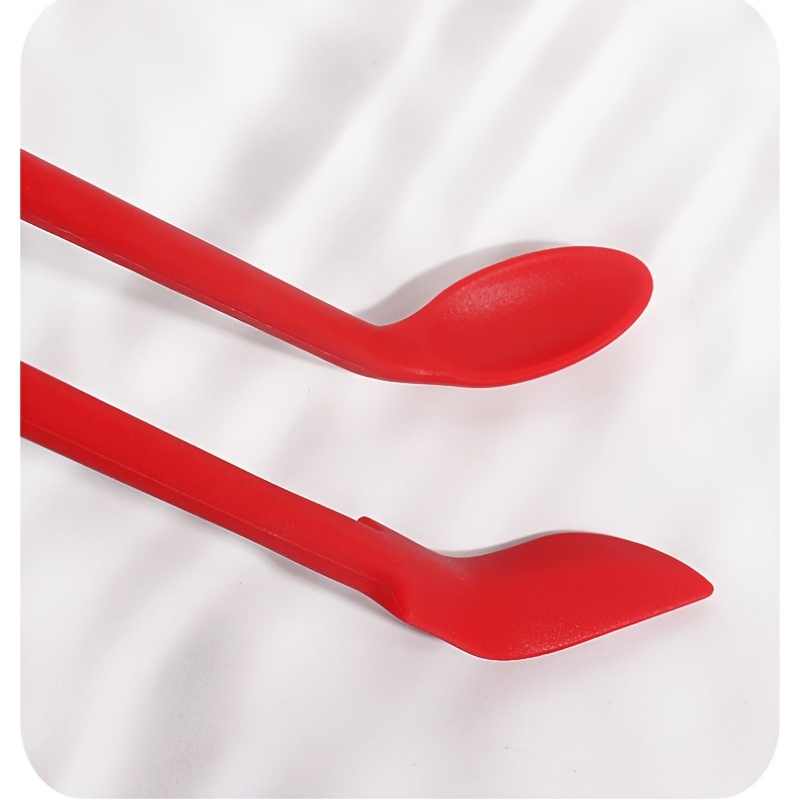 Spatola in silicone Mini raschietto a punta piccola in silicone a doppia  estremità Set spatola per marmellata Set da 3 pezzi Spatola da cucina  adatta