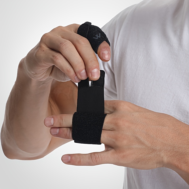 3 Finger Sleeves Splint Brace Compression Finger Protector Support