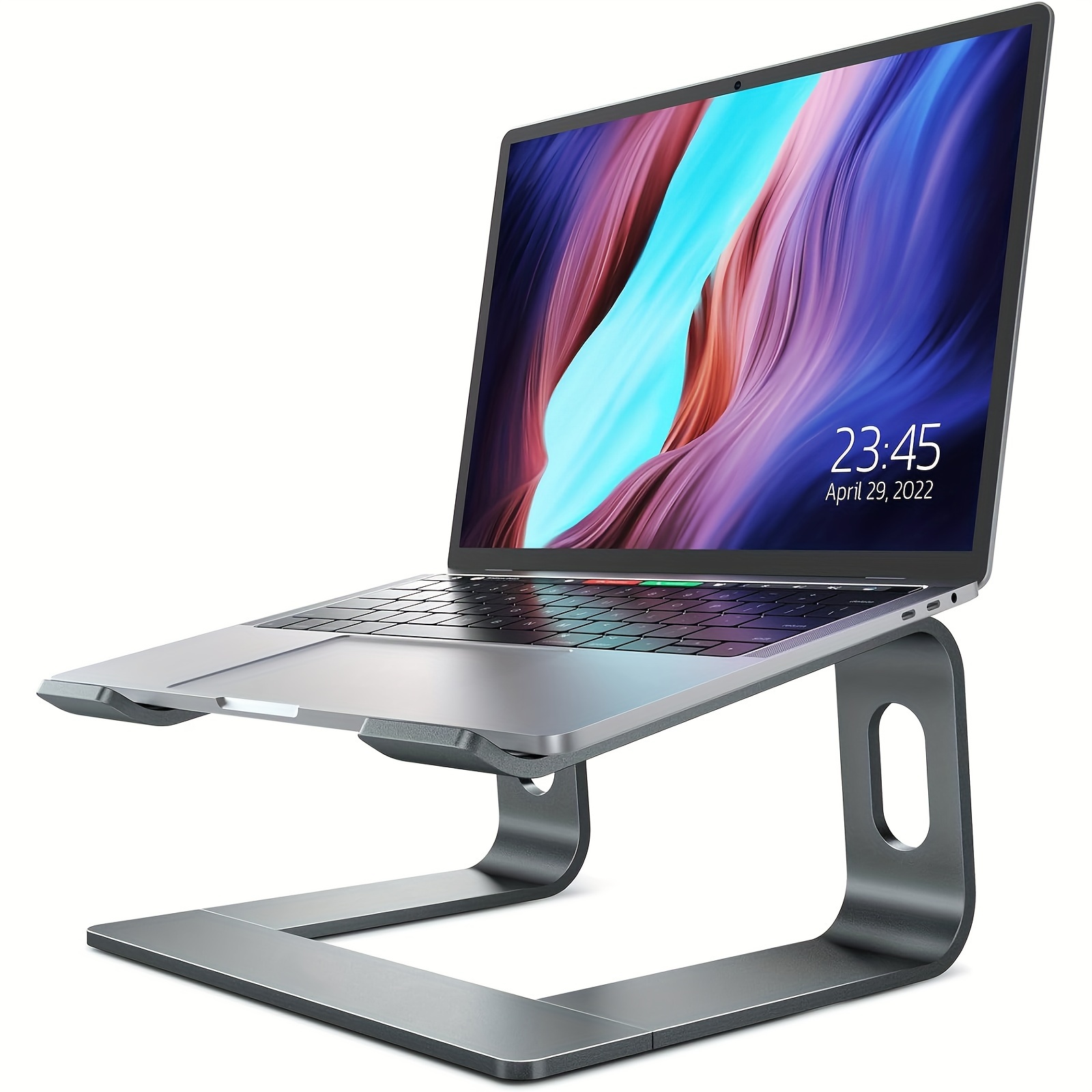 Soporte Portátil Plegable De Aluminio Para Laptop y Tablet - Megimperú