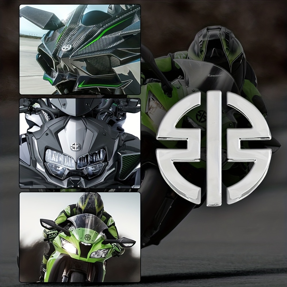 

3d Motorcycle Logo Stickers Emblem Badge Decals Tank Wheel For Kawasaki Ninja Z800 Z900 Z650