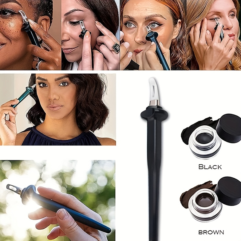 Silicone Eyeliner Brush Easy Applicator Tool