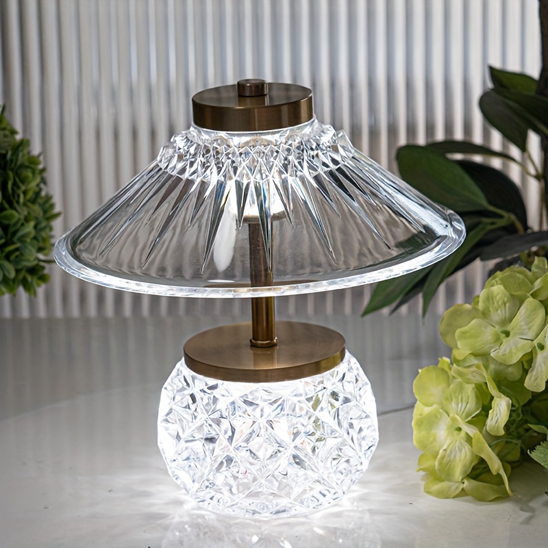 Acrylic table deals lamps for bedroom