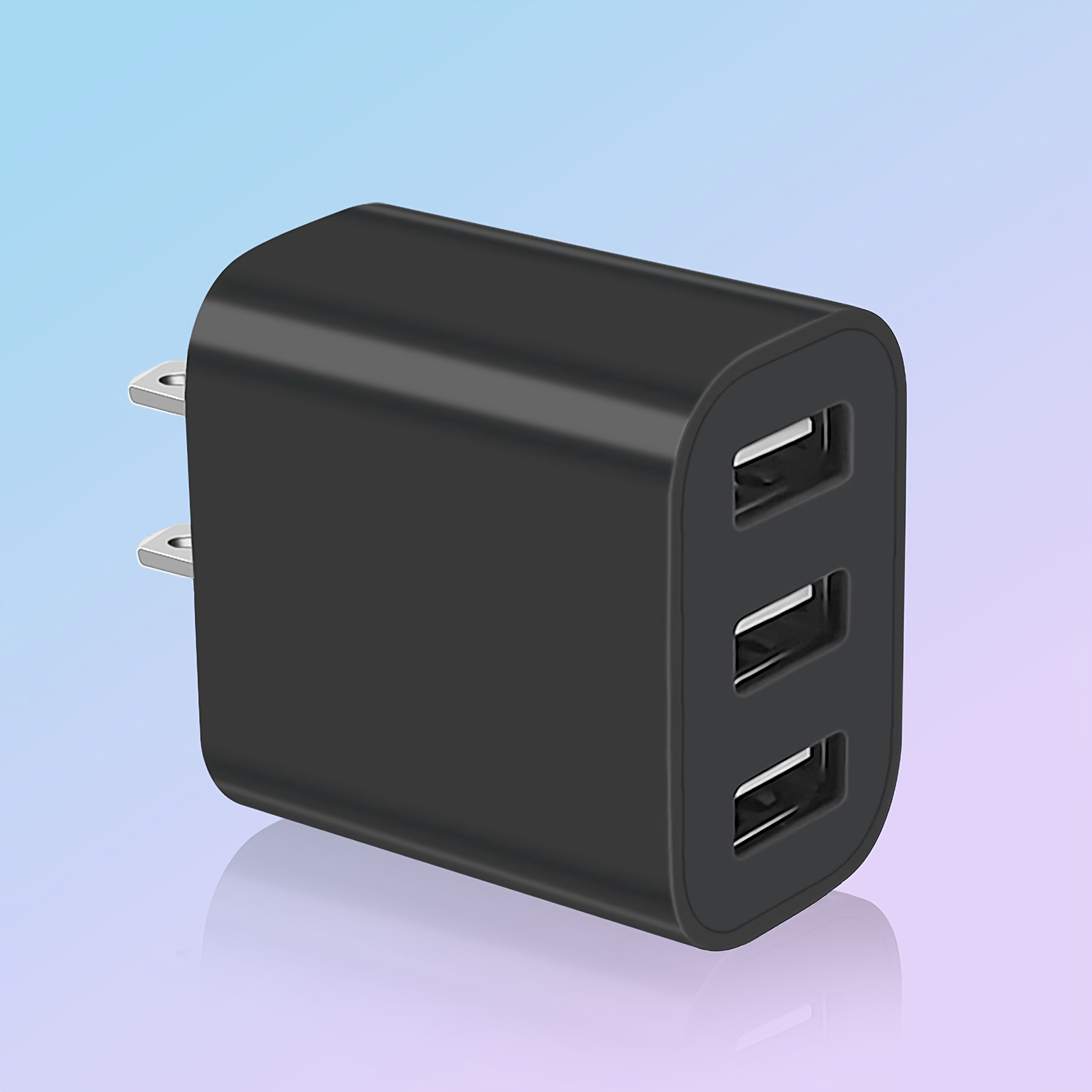  Enchufe USB, cargador de pared USB, paquete de 3 unidades,  GiGreen de doble puerto USB enchufe eléctrico cubo 5V 2.1A bloque de carga USB  enchufes compatibles iPhone 11 XS X 8