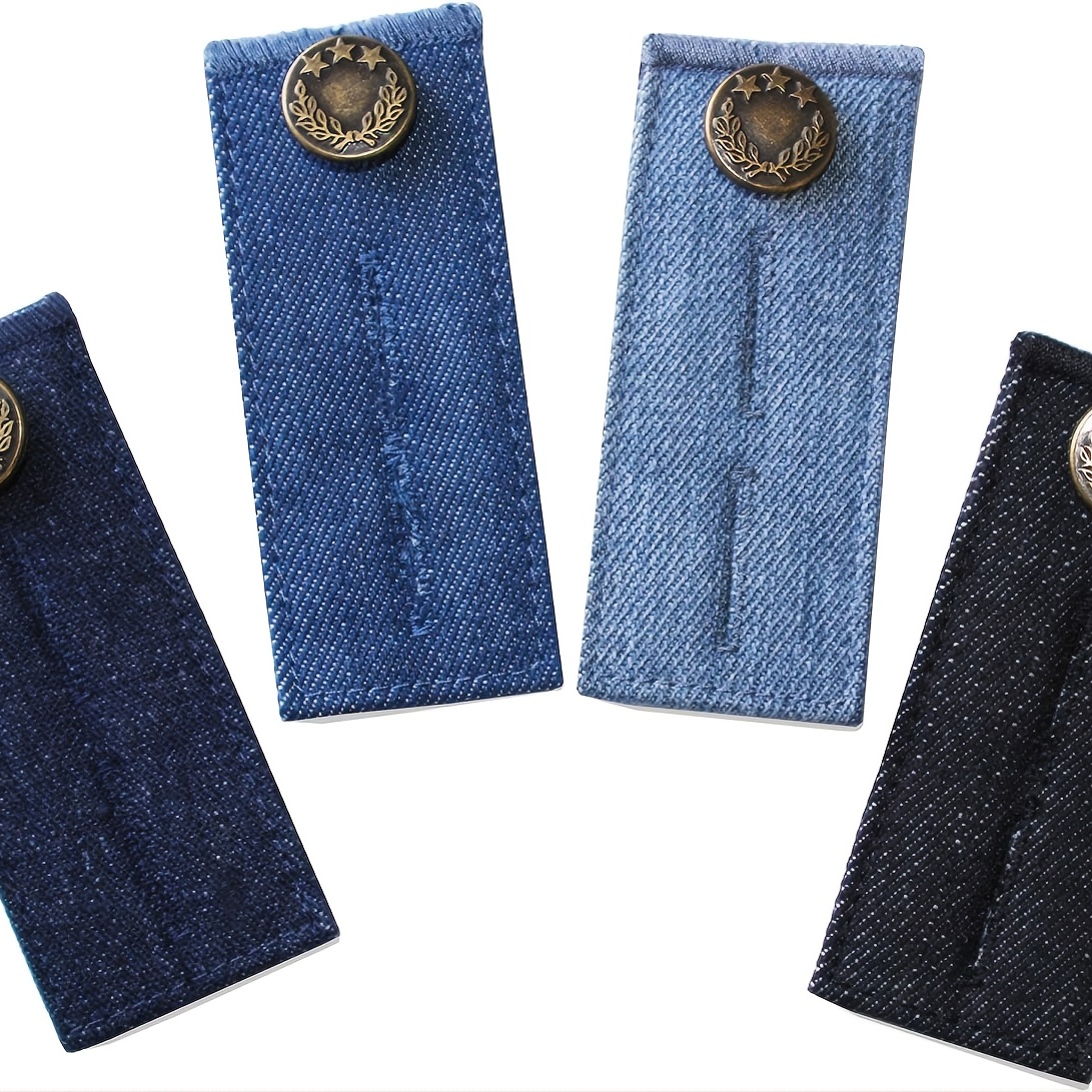 Belt Extender Pants Button Extender Denim Material High Quality Metal  Buttons 2 Button Holes Jeans Button Extender Random Delivery, Ideal Choice  For Gifts - Temu Republic of Korea