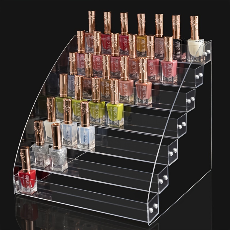 Nail Polish Storage Box, 1pc Clear 16 Grids Makeup Organizer