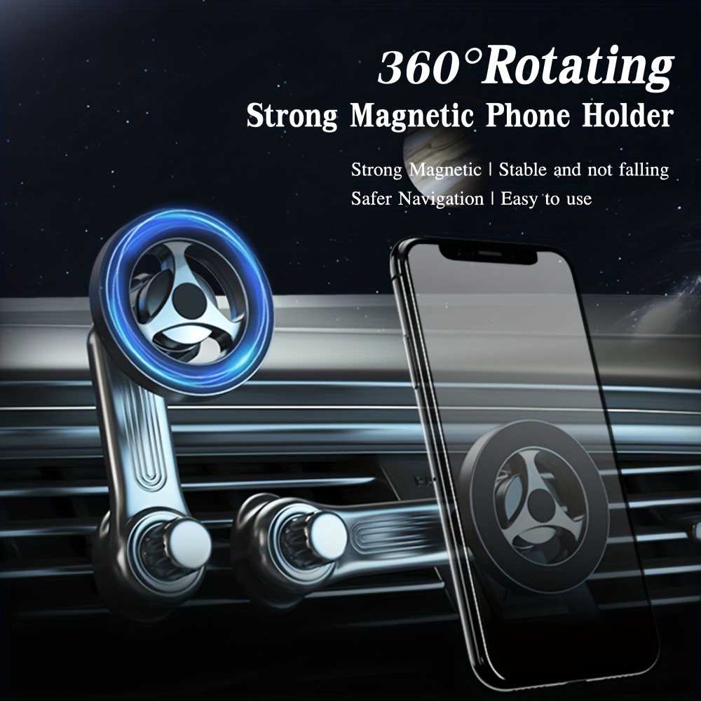 Magnetischer Handyhalter kompatibel mit MagSafe Autohalterung für iPhone 12  13 14 Magnetischer Auto-Lüftungsclip Handyhalterung
