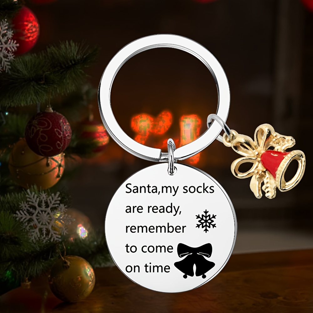 Stainless Steel Keychain Christmas Present Funny Gifts Party - Temu