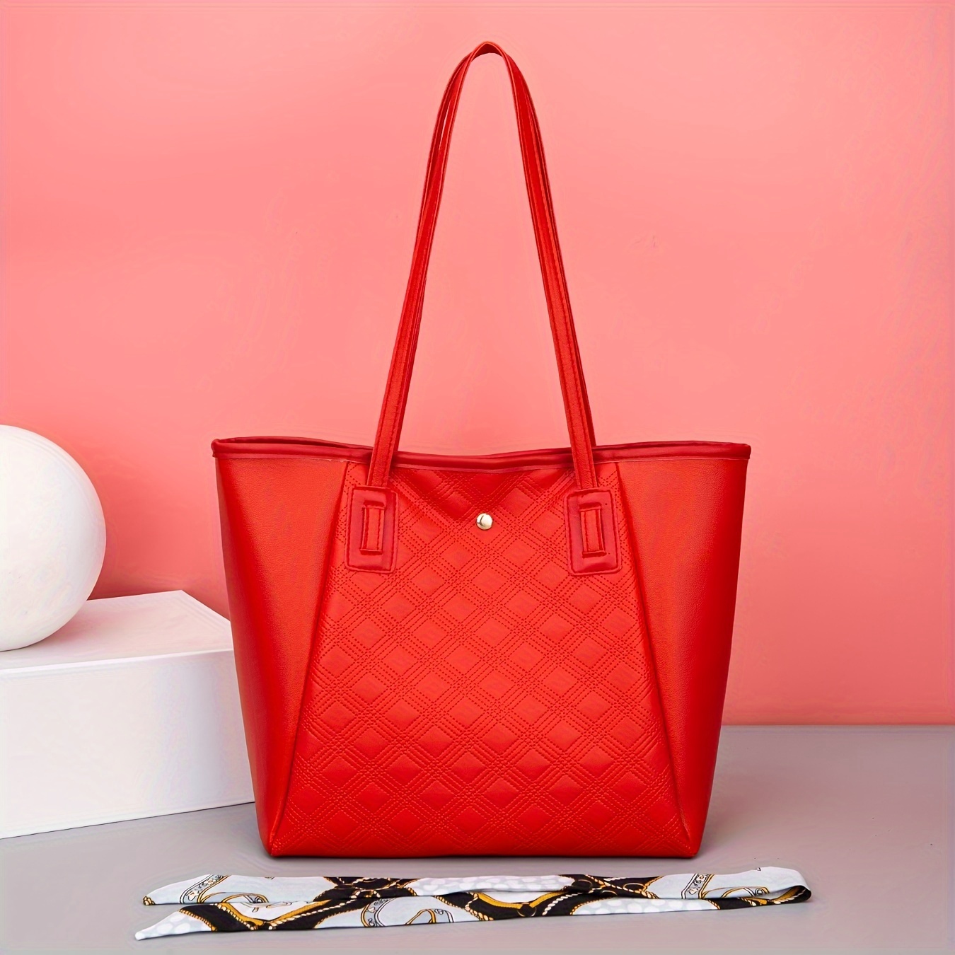 Red tote purse clearance