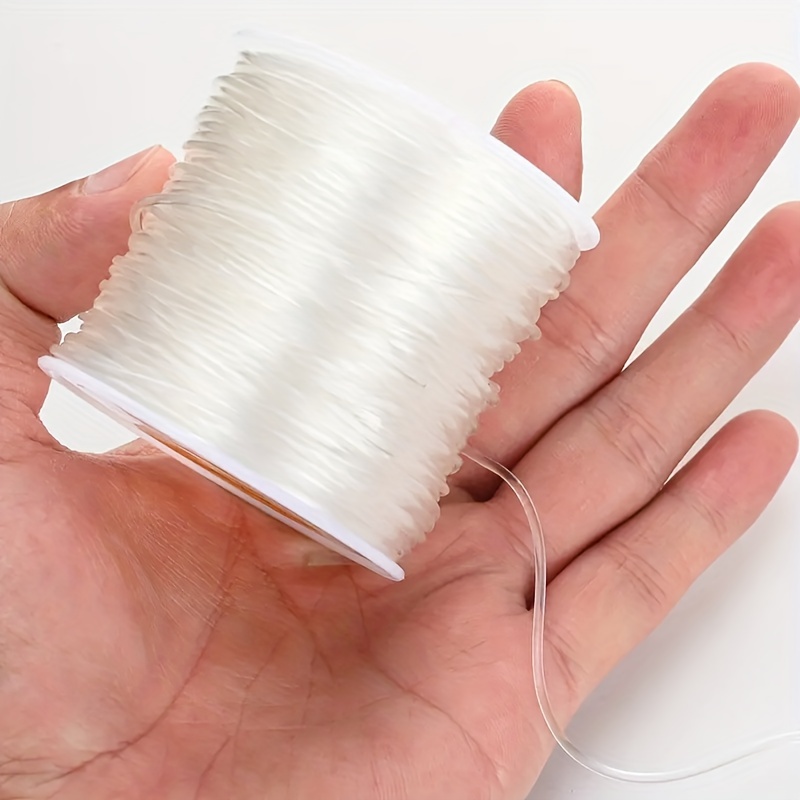 Transparent Elastic Rope Round Crystal Wire Rubber Wire For - Temu