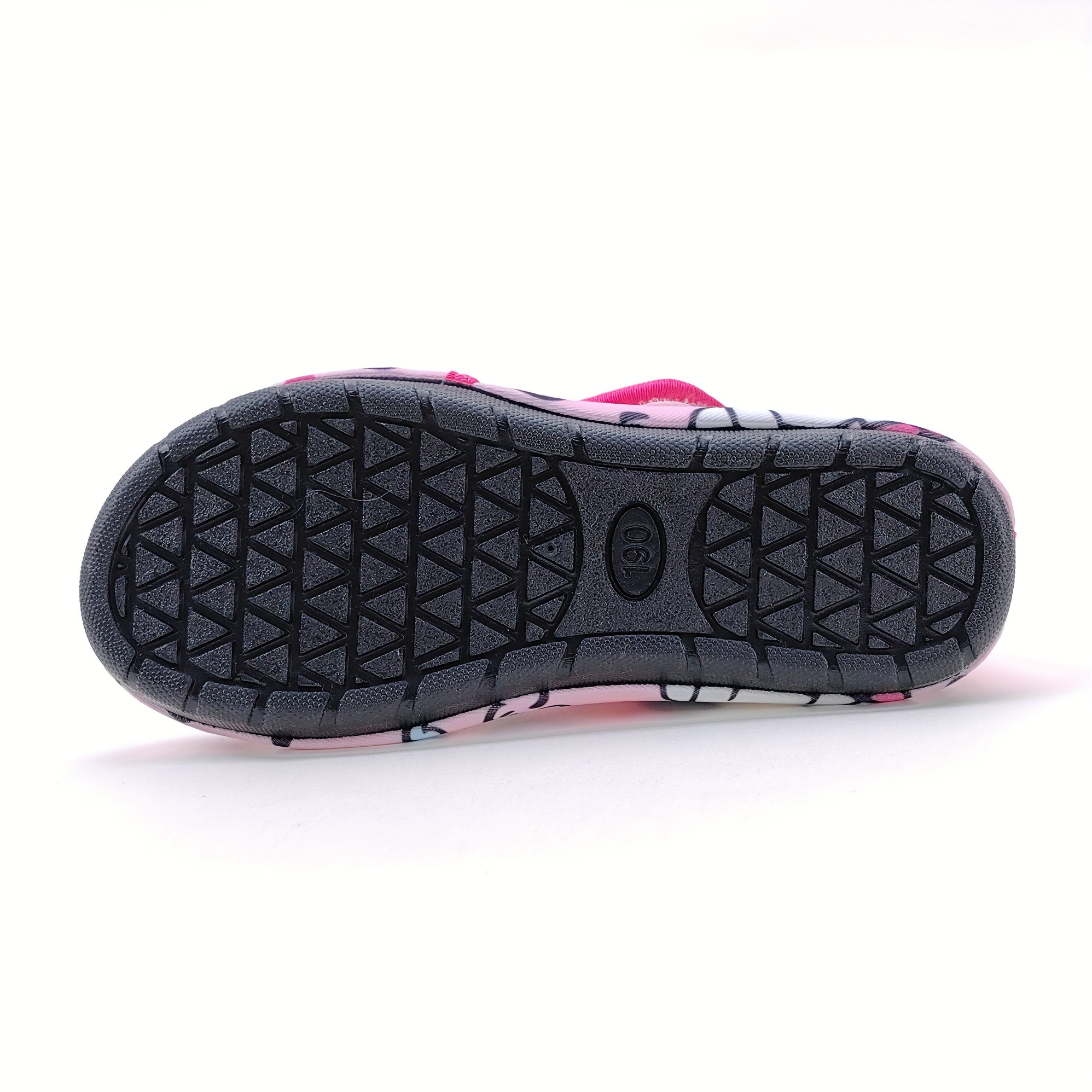 Cute Cartoon Toddler Water Shoes with Closure - Lightweight Quick-Dry Breathable Fabric & Non-Slip TPR Sole for Beach, Pool, Outdoor Summer Activities - Pink Girls & Boys Aqua Socks, Beach Wear | Fun Pattern Footwear | Adjustable Strap Footwear, High Quality Shoes