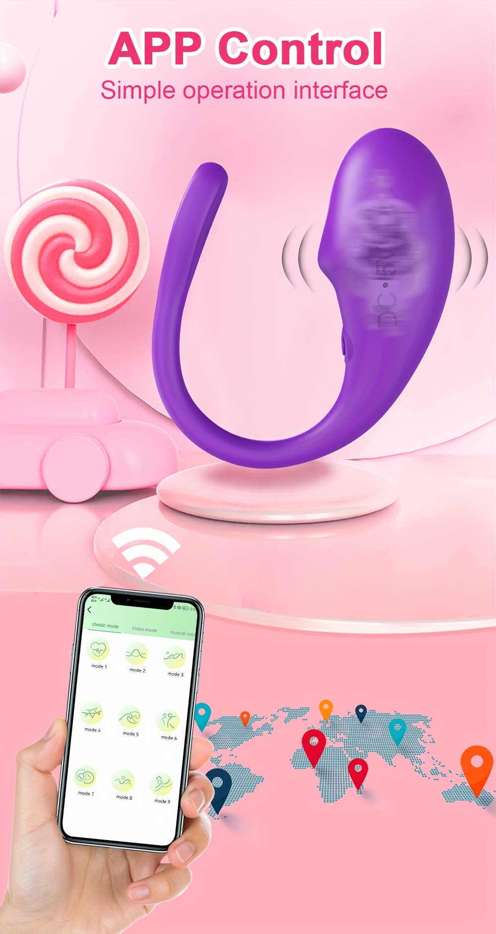  Remote Control G-Spot Panty Vibrator, Pink Fun