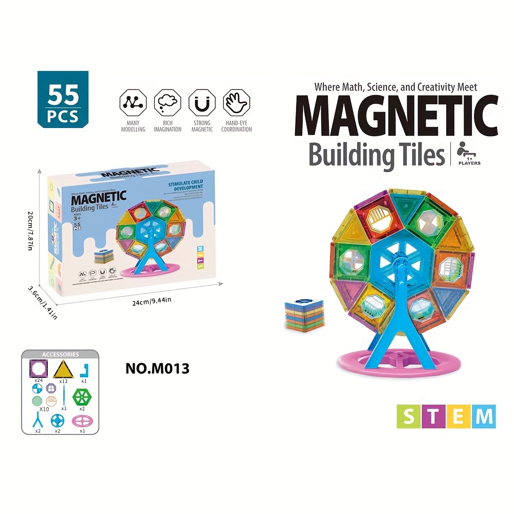 Juguete Magnético De Bolas Magnéticas Para Construir - Temu