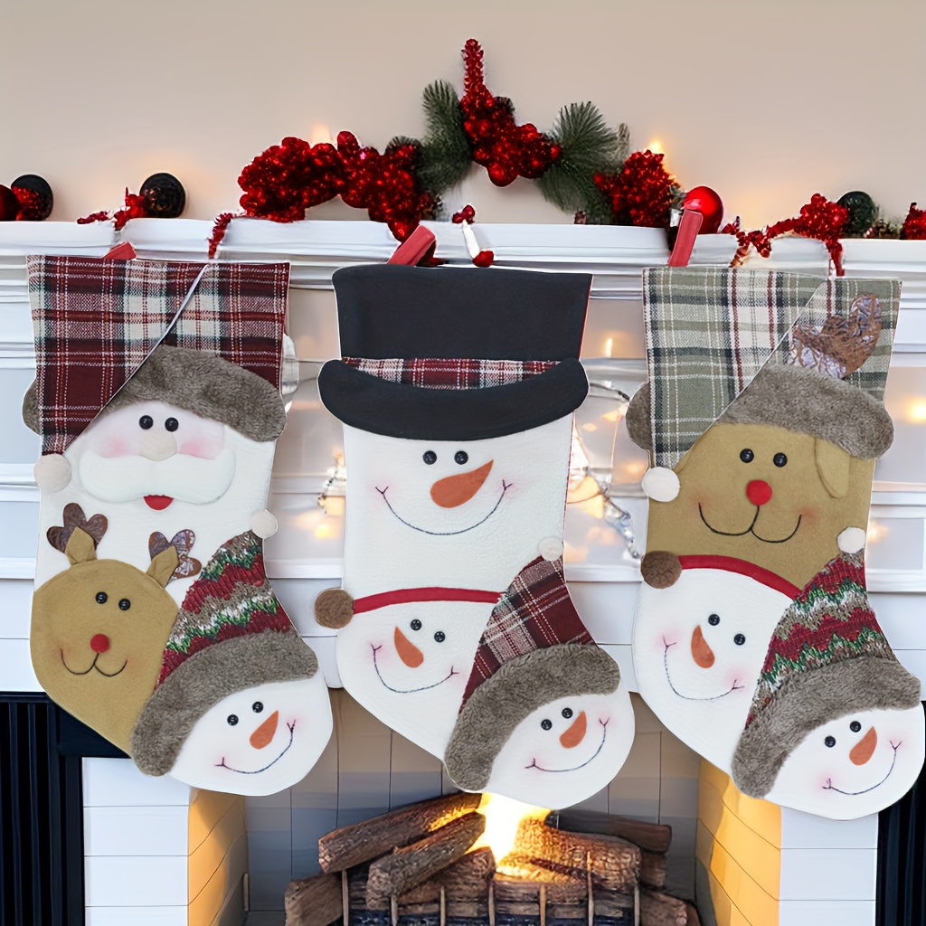 Christmas Stockings Christmas Decorations Wholesale Printing Of ...