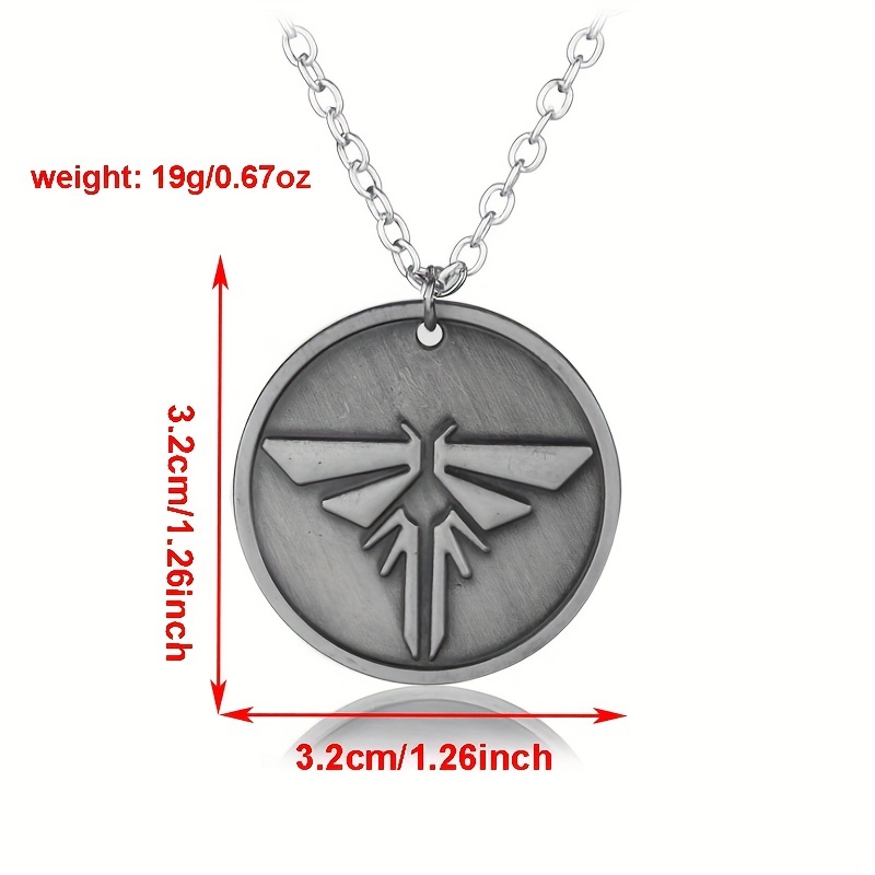 The Last Of Us Airplane Planet Pendant Necklace