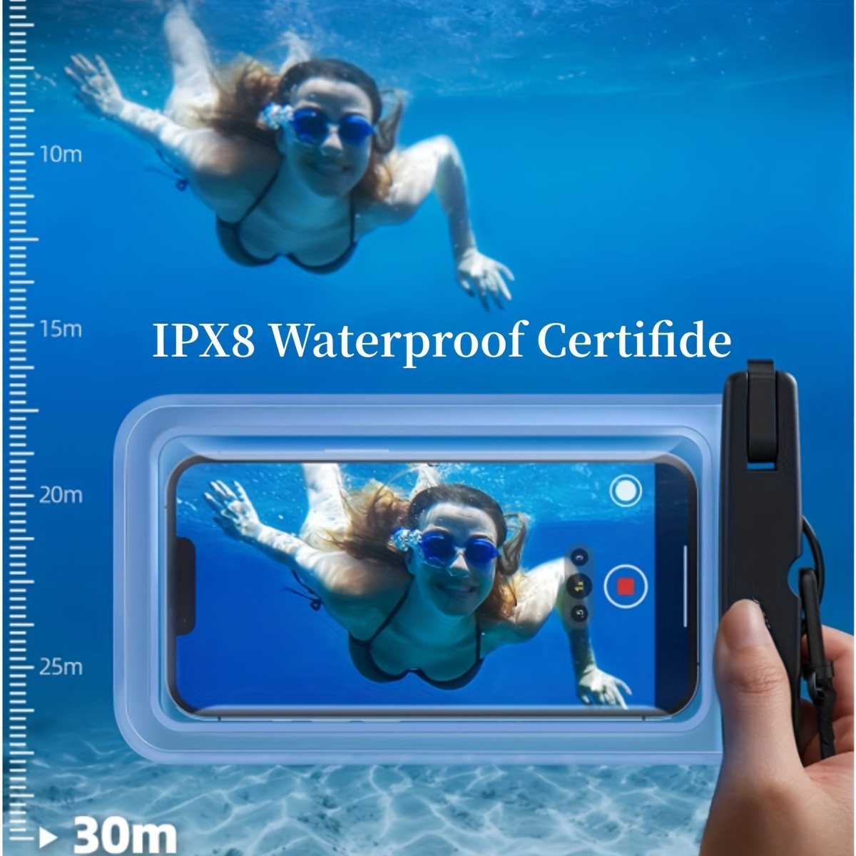 Coque iPhone - Protection étanche pour plongée et snorkeling à 30M
