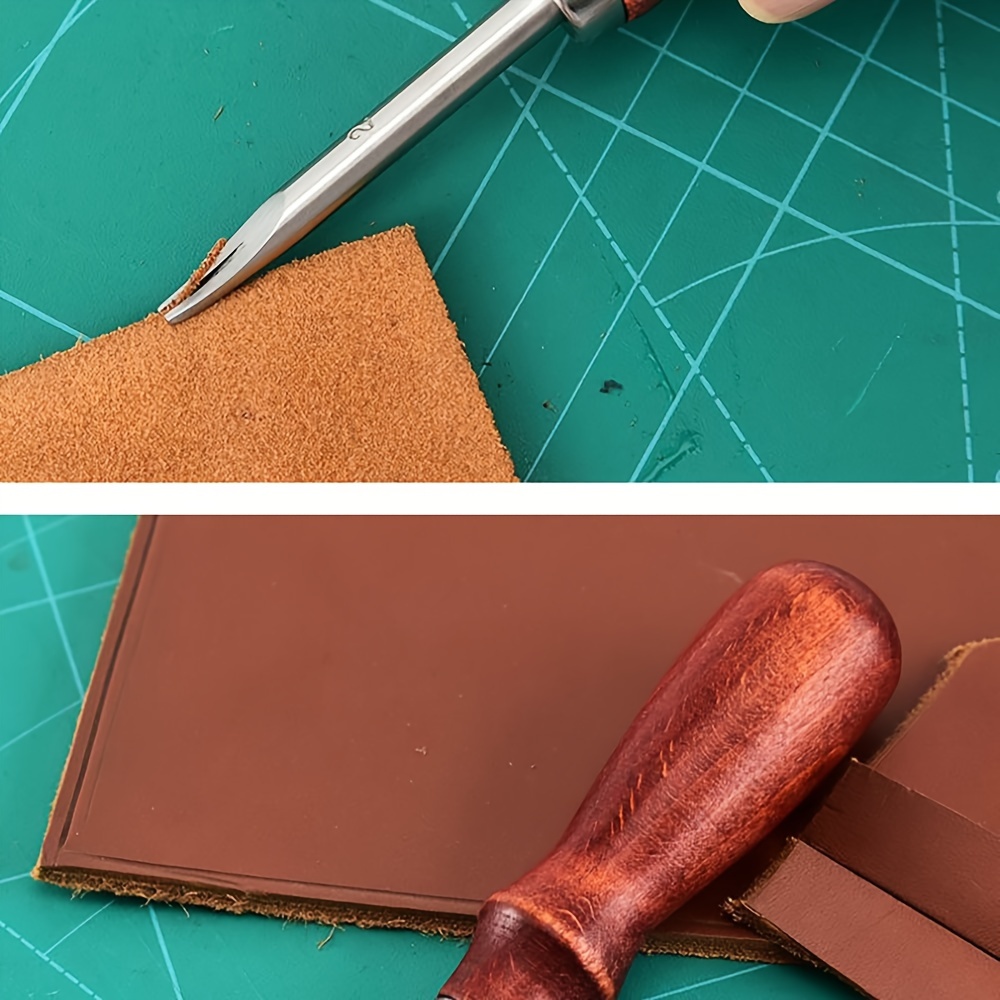 Leather Edge Bevelers Beech Wood Handle Edge Leather - Temu