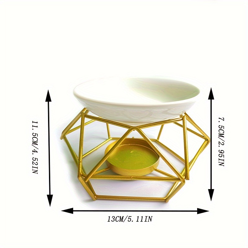 Portacandele Bruciatore a olio aromatico Bruciatori per cera Stufa  elettrica per ufficio Scaldaferro in ferro battuto Scaldacera profumato