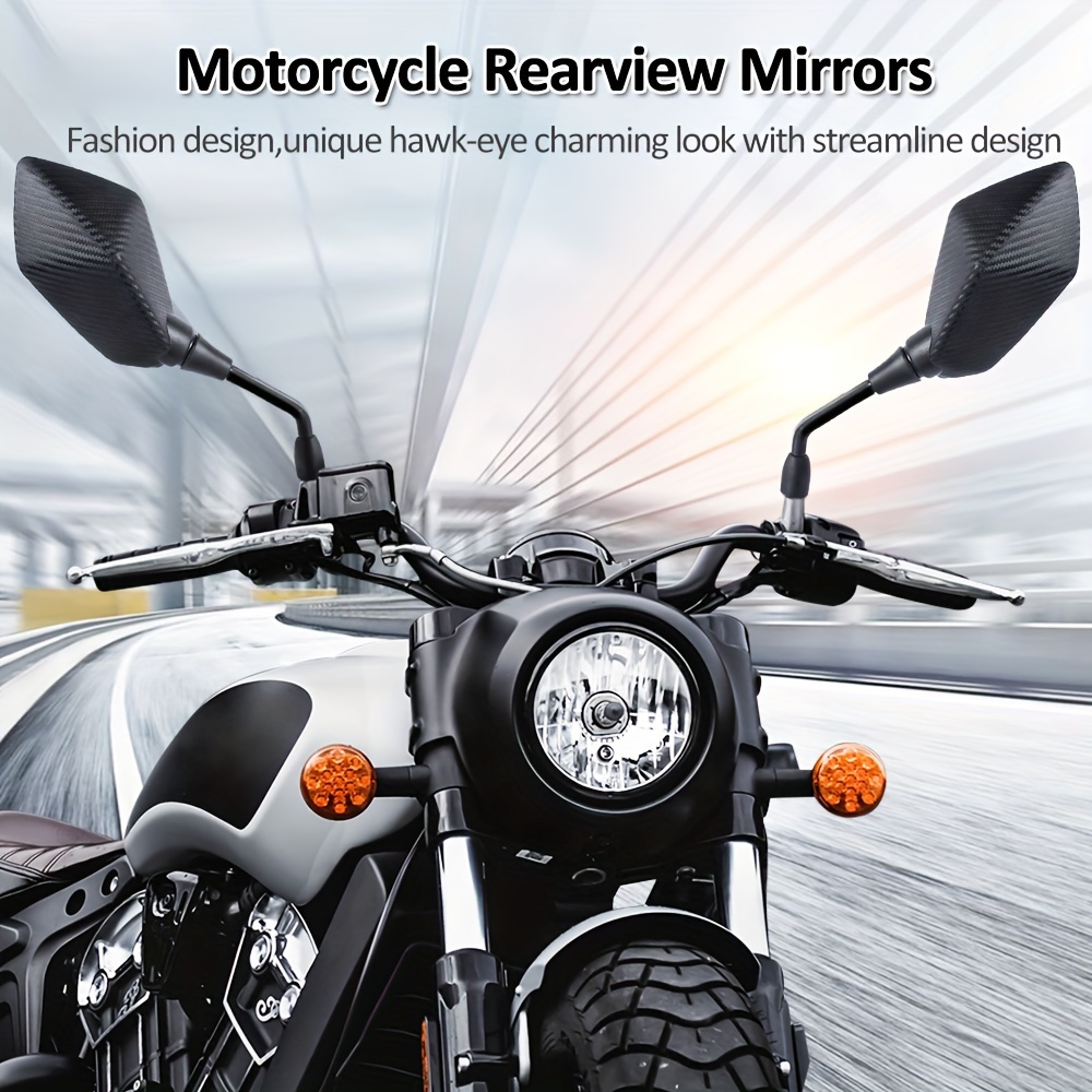 Specchietto Retrovisore Moto Per Moto Specchietto Convesso Laterale M10 2  Pezzi/paio Specchietti Manubrio Pieghevoli : : Auto e Moto