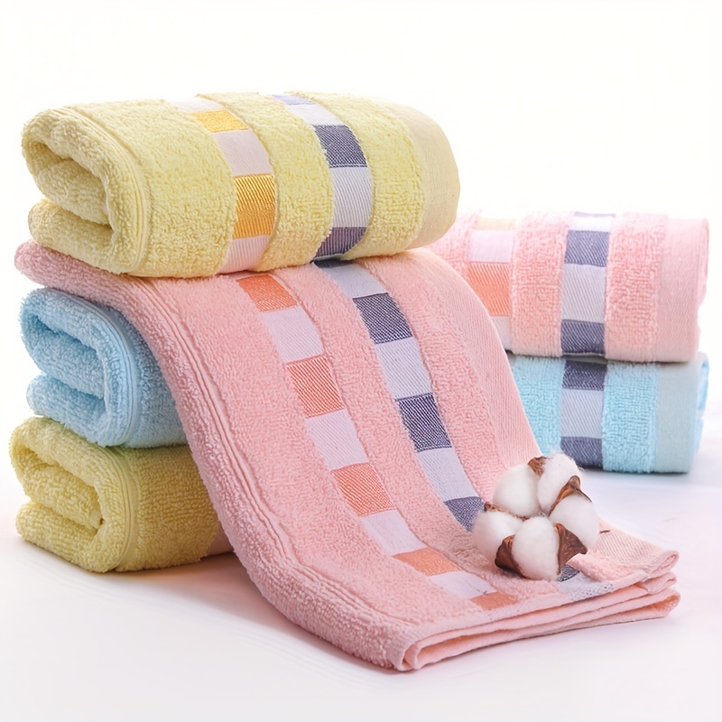 High-quality Face Towel, Soft And High Absorbent Washcloth, Household Wipe  Hand & Hair & Body Towel, Quick Drying Thicken Towel For Bathroom, Kitchen,  Travel, Dorm, Hotel,, Bathroom Accessories - Temu