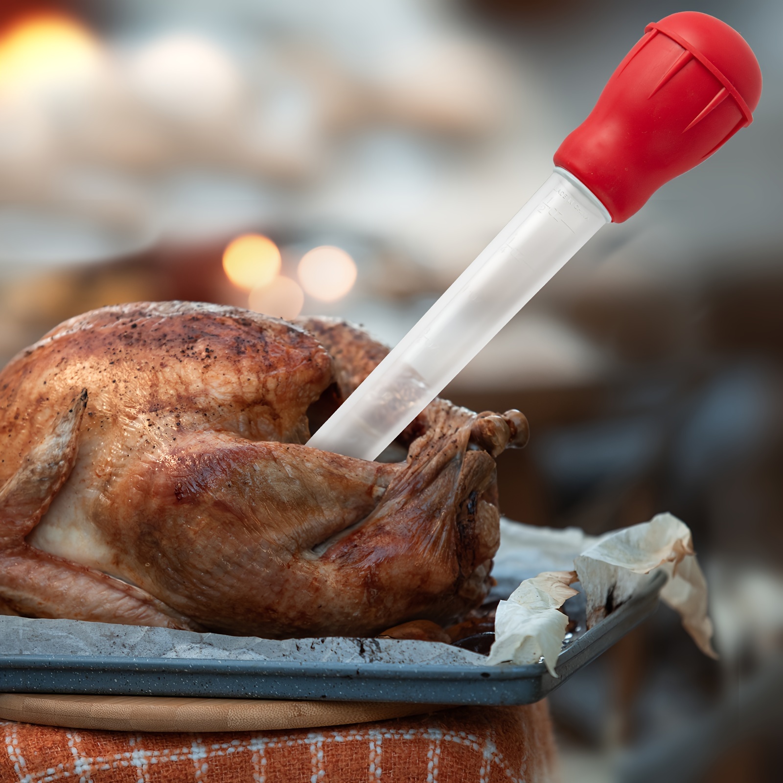 1pc Plastic Turkey Baster