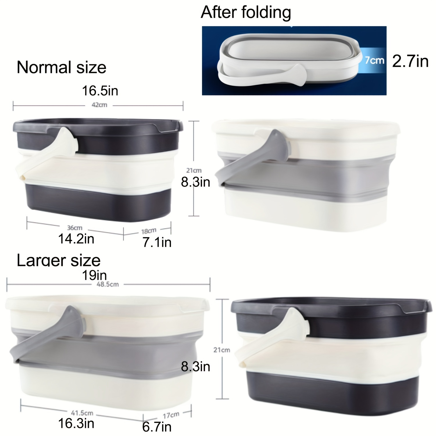 Portable Folding Bucket Cleaning Moping Convenient Versatile - Temu