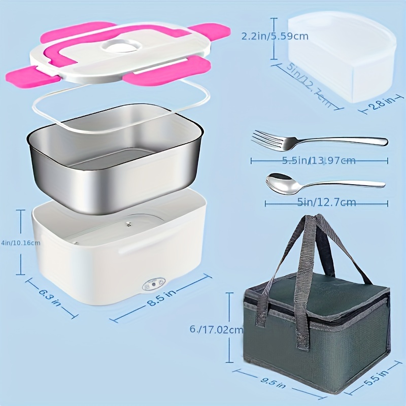 Get Electric lunch box self-heating bento box stainless steel