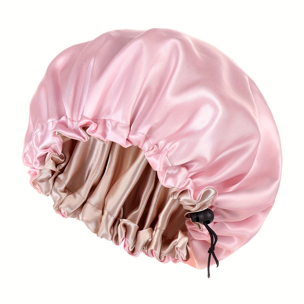 Bonnet doublé de satin prune pour femmes et hommes - Bonnet doux et chaud  avec doublure en satin pour protéger les cheveux