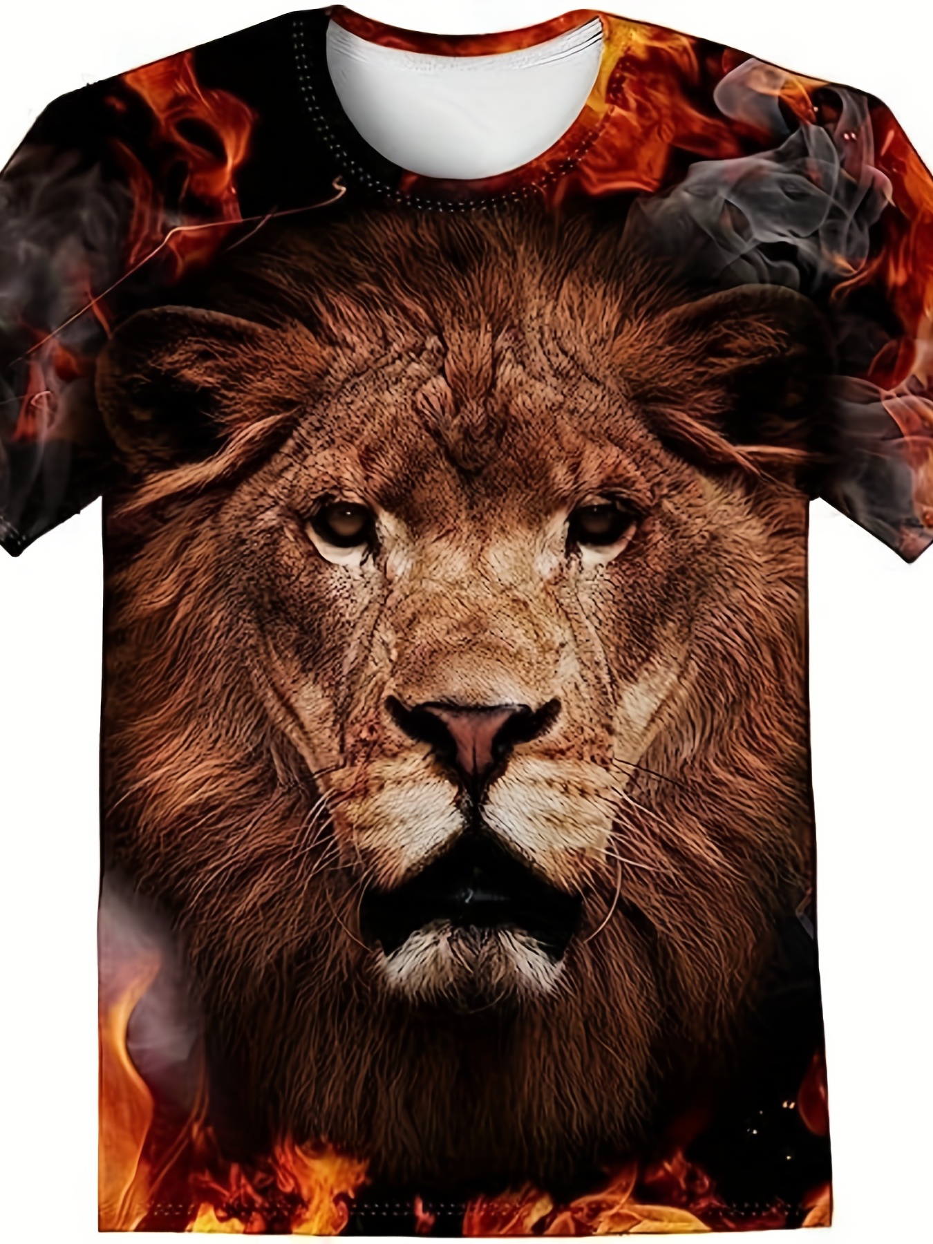 Trendy Tiger 3d Print Boys Creative T-shirt, Casual Lightweight Comfy Short  Sleeve Tee Tops, Kids Clothings For Summer - Temu United Arab Emirates